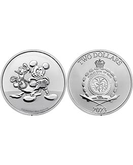 2023 Mickey Mouse & Donald Duck 1oz Silver Bullion Coin