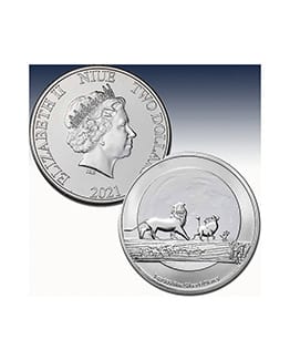 2021 Disney Lion King Hakuna Matata 1oz Silver Bullion Coin