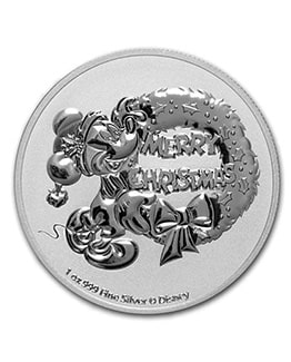 2021 Niue Disney Mickey Mouse Christmas 1oz Silver Bullion Coin