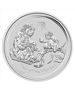 2016 Year of The Monkey Silver 1oz Bullion Coin