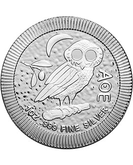2022 Niue Athenia Owl 1oz Silver Bullion $2 Stackable Coin
