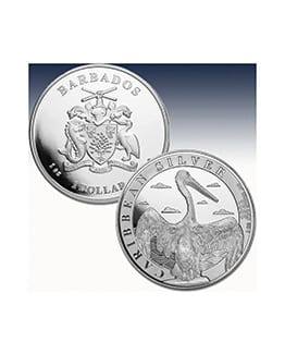 2022 Barbados: Caribbean Pelican 1 oz Silver Bullion Coin