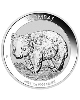 2022 Australian Wombat Silver 1oz Bullion Coin