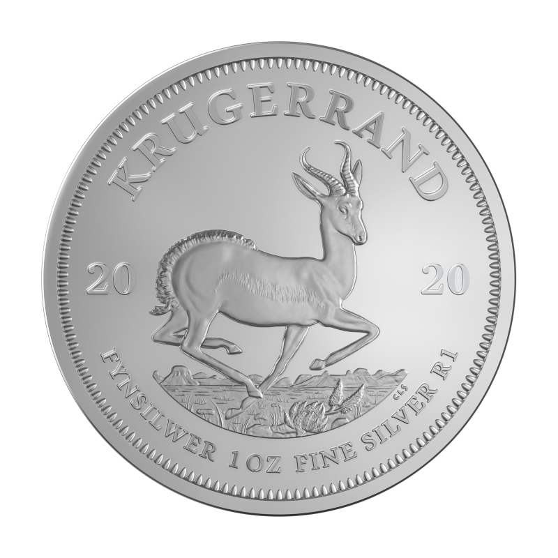 1oz Krugerrand Silver Coin Mixed Years