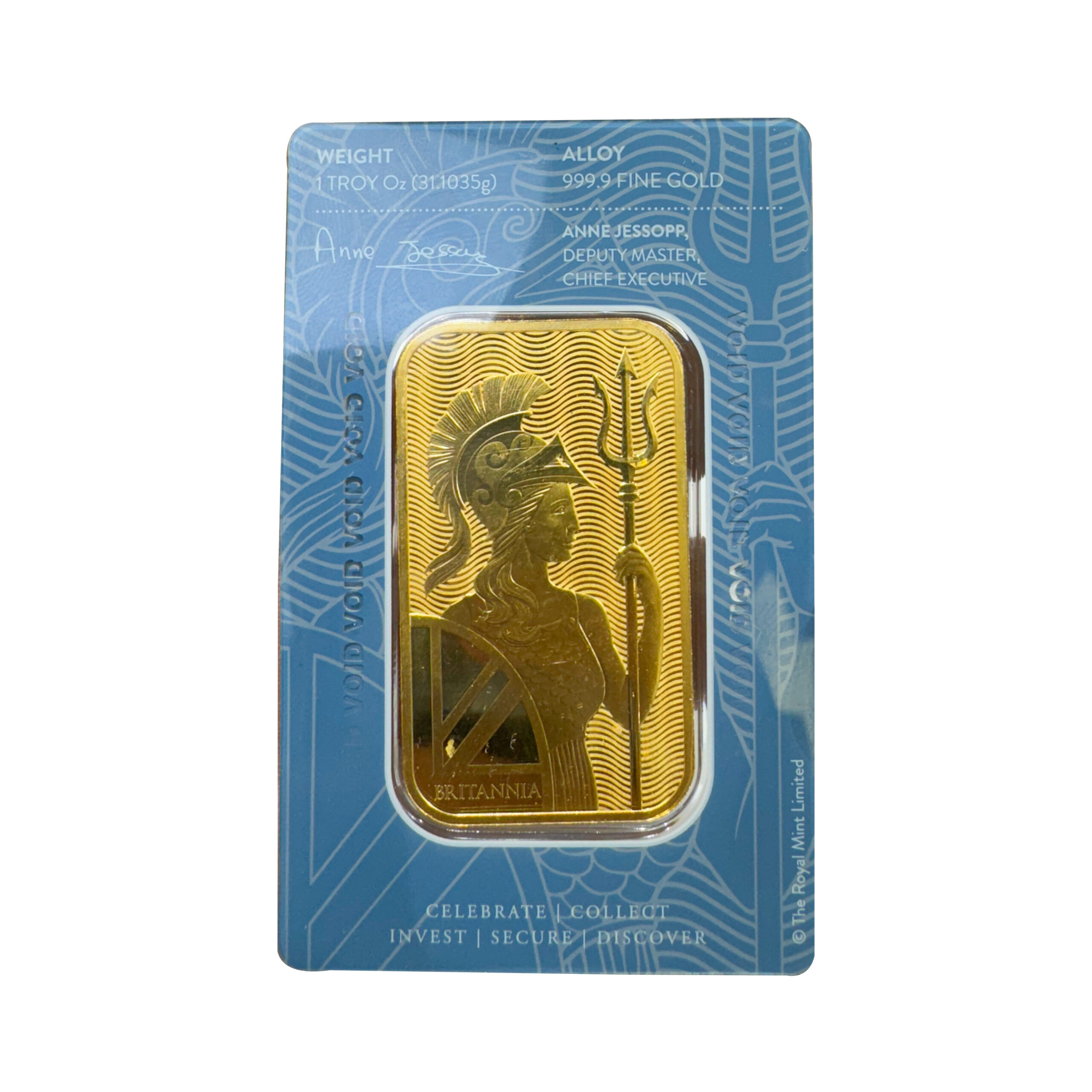 1oz Britannia The Royal Minted Gold Bar