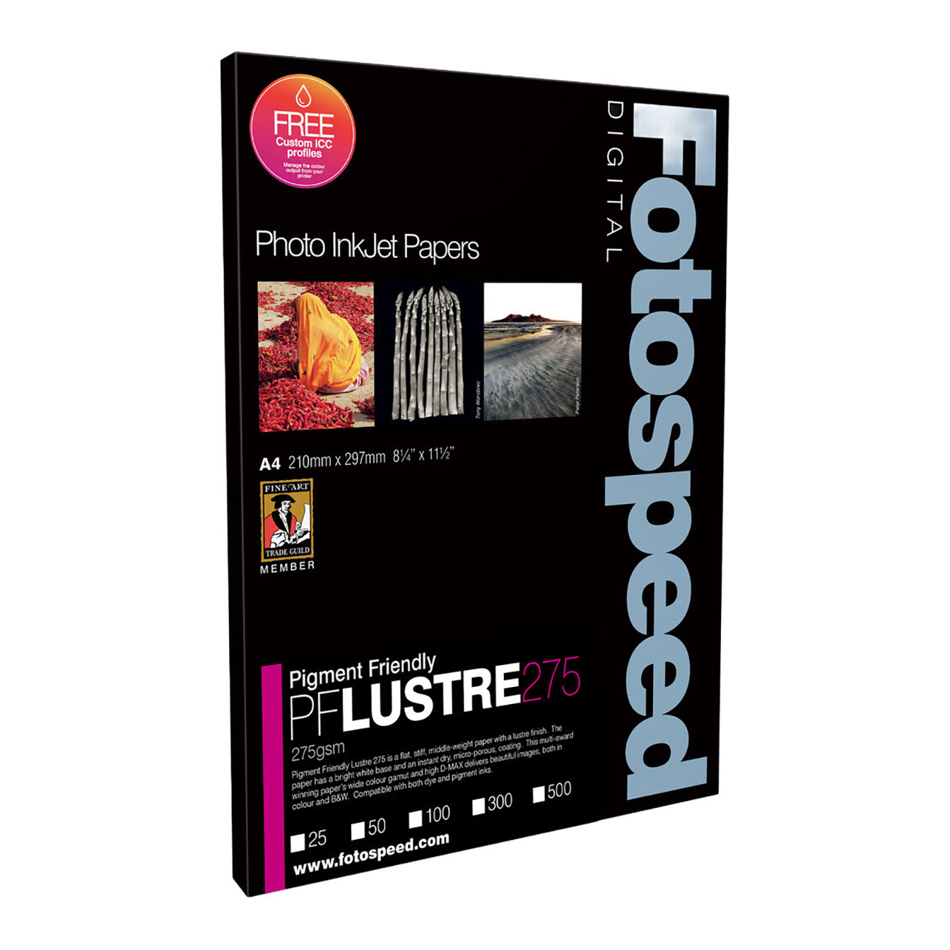 Fotospeed PF Luster Inkjet Paper (8 x 10″, 100 Sheets)