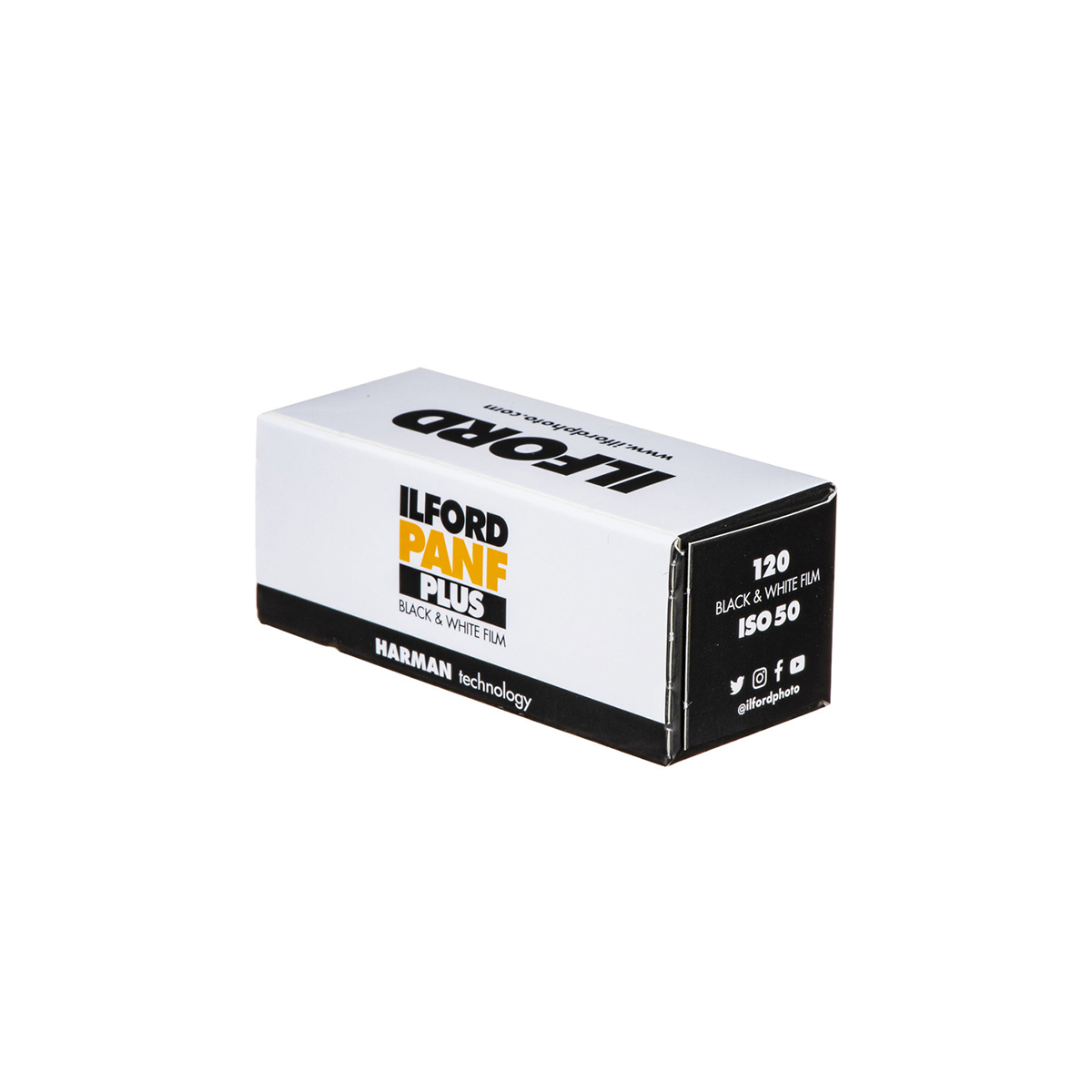 Ilford Pan F Plus Black and White Negative Film (120 Roll Film)