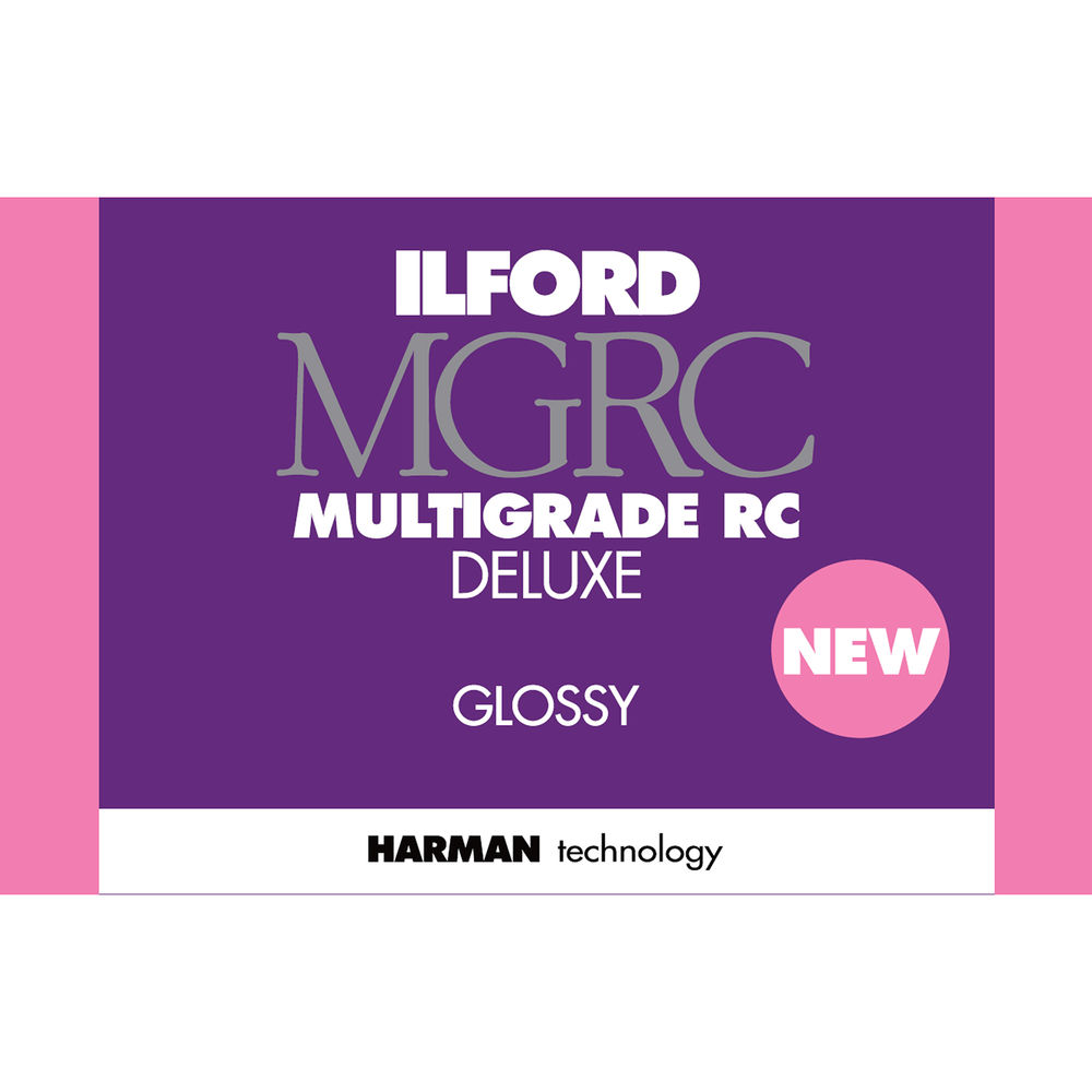 Ilford MULTIGRADE RC Deluxe Paper (Glossy, 8 x 10″, 100 Sheets)
