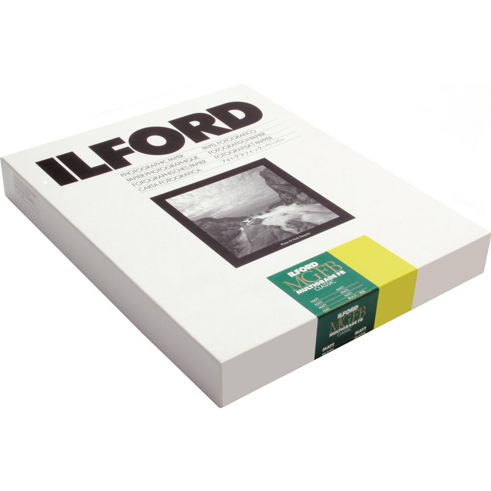 Ilford Multigrade FB Classic Matt Variable Contrast Paper (8 x 10″, 25 Sheets)
