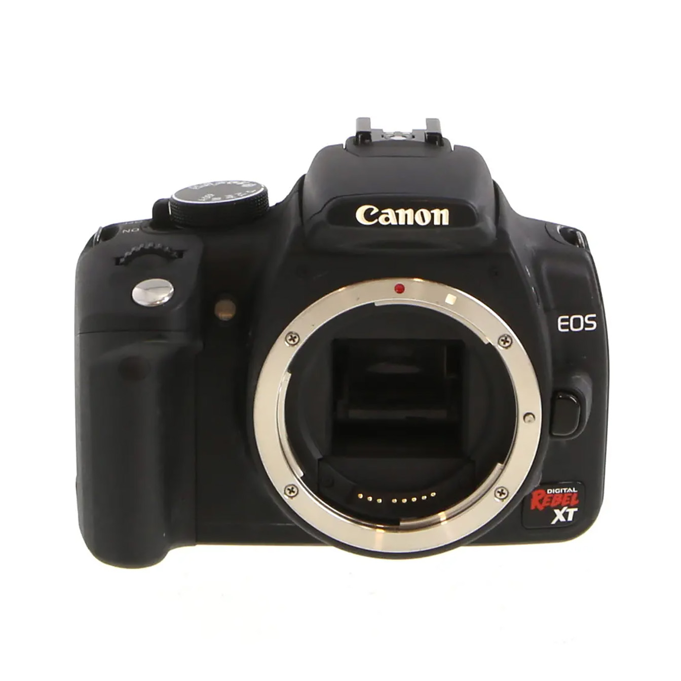 Canon EOS Digital Rebel XT Digital Camera (Black) with Canon BG-E3 Vertical Grip