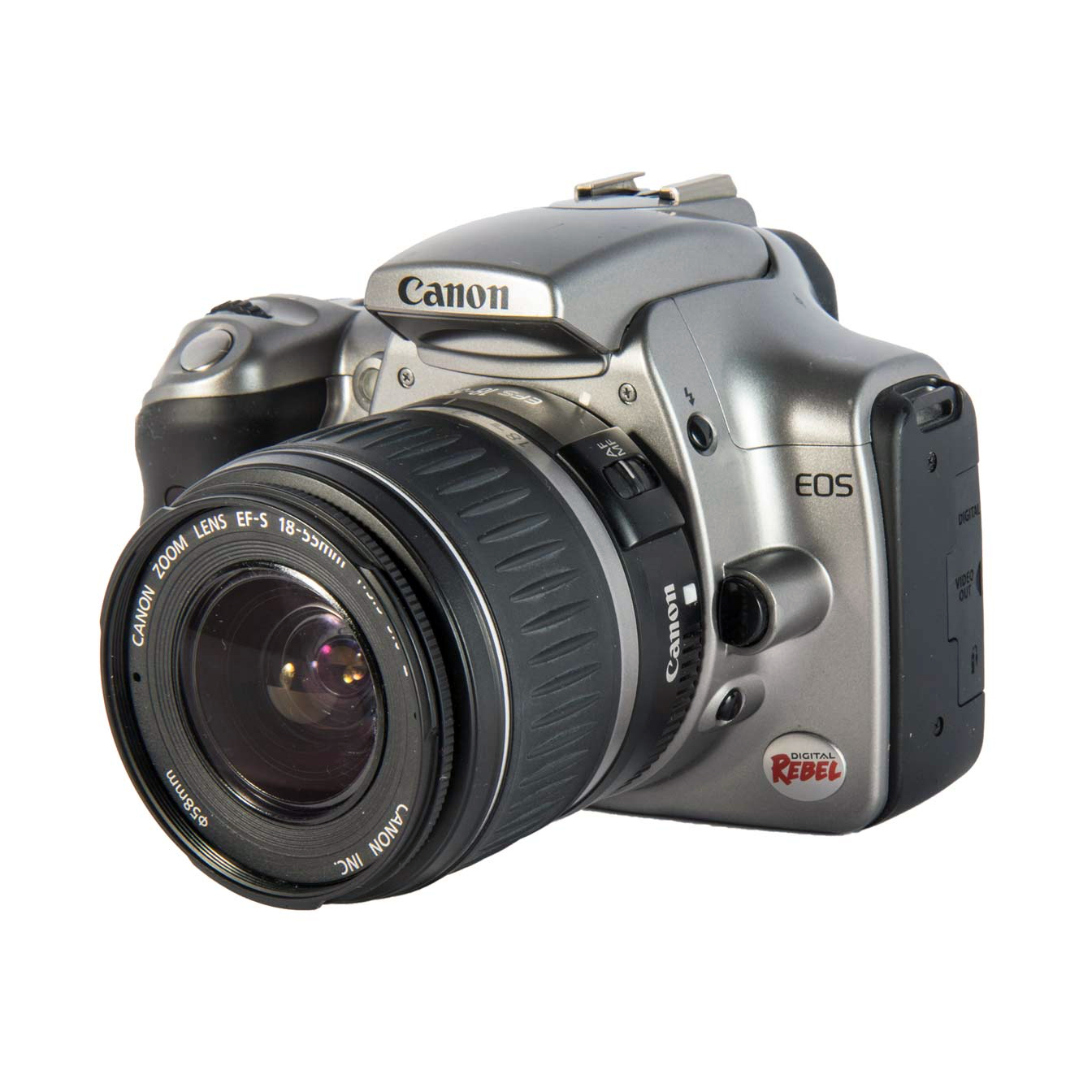 Canon EOS Rebel DSLR Camera with 18-55mm Lens