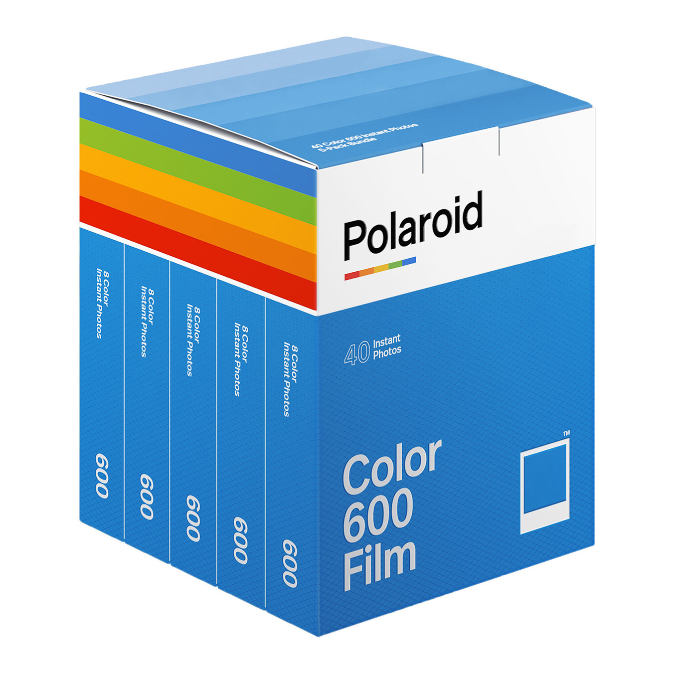 Polaroid Color 600 Instant Film (5-Pack, 40 Exposures)