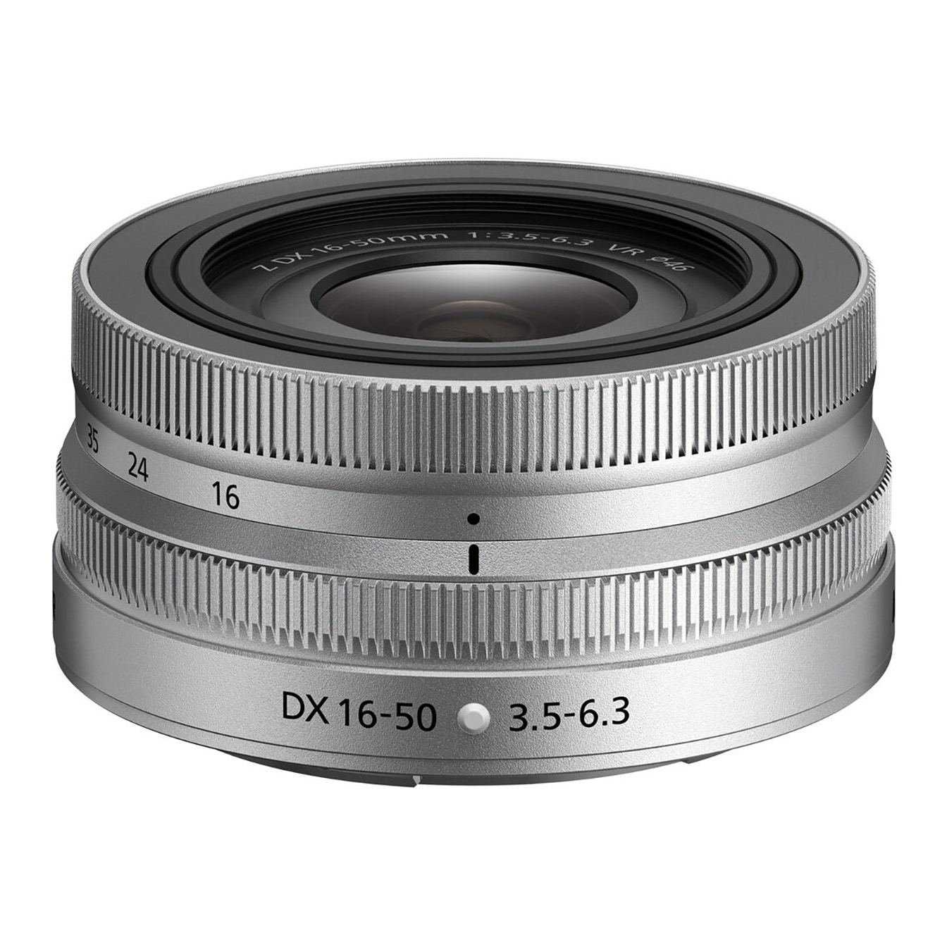 Nikon NIKKOR Z DX 16-50mm f/3.5-6.3 VR Lens (Silver)