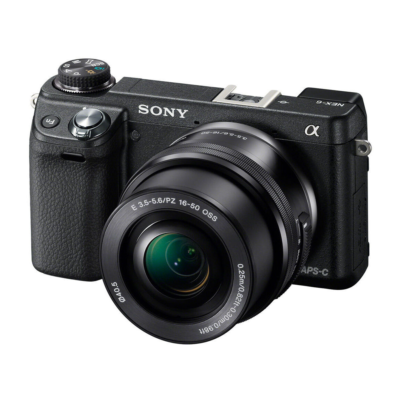 Sony Alpha NEX-6 Mirrorless Digital Camera with 16-50mm Zoom Lens (Black)