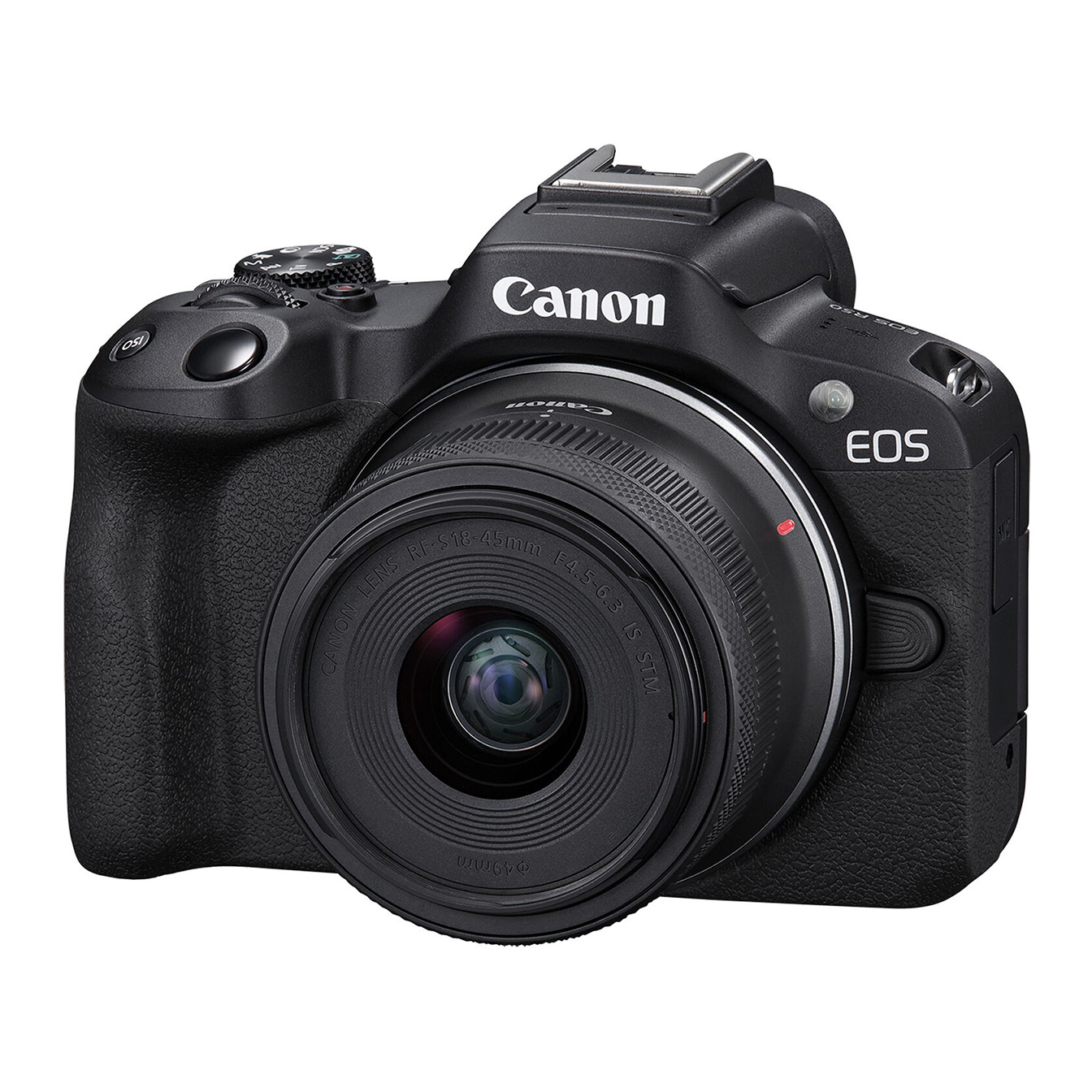 Canon EOS R50 Mirrorless Camera with 18-45mm Lens (Black)