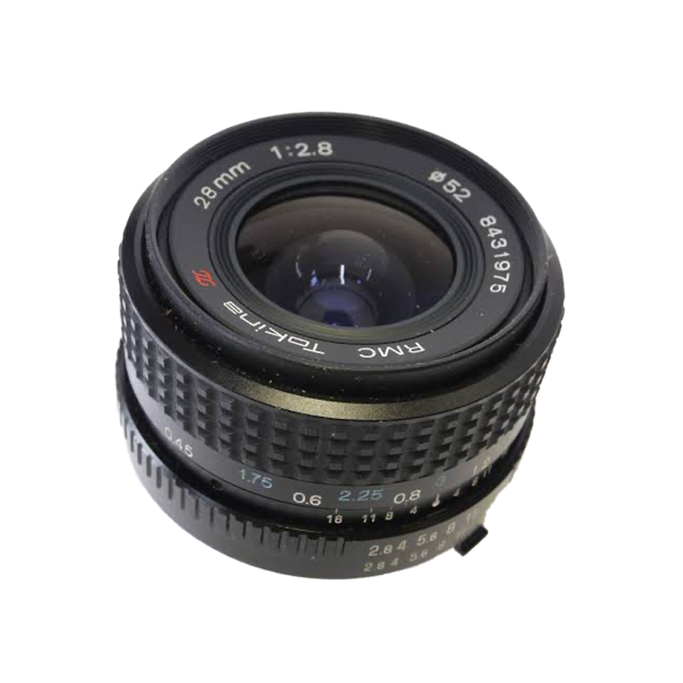 Tokina 28mm F/2.8 RMC Manual Focus Lens For Minolta MD Mount