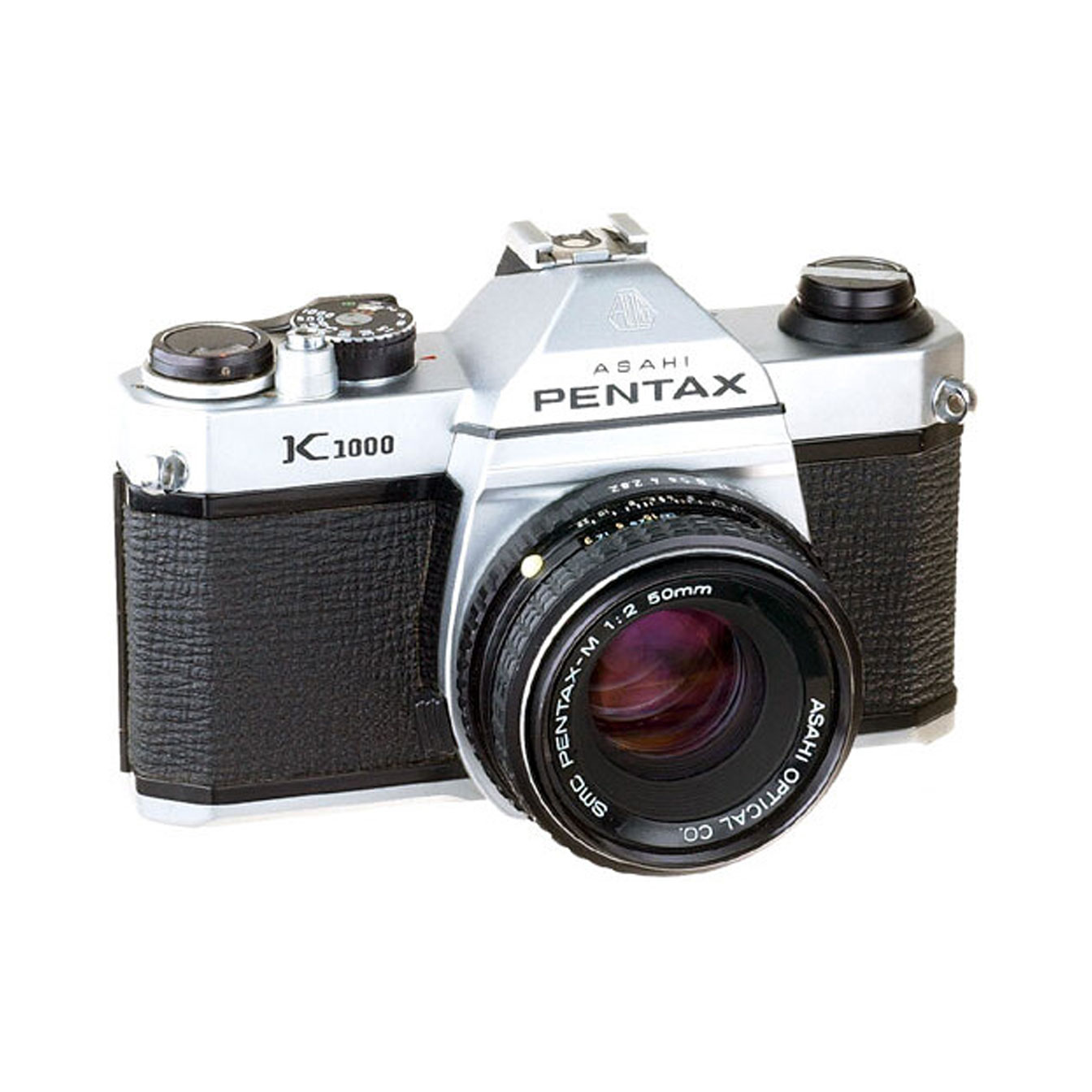 Pentax K1000 35mm SLR Camera with 50mm f/2 SMC Lens