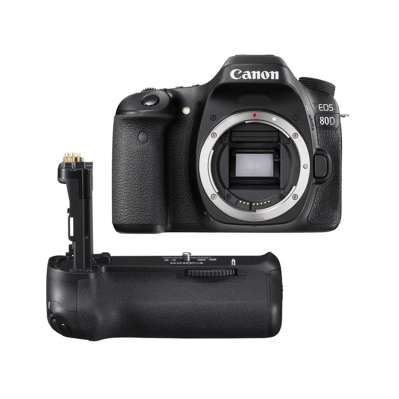 Canon EOS 80D DSLR Camera Body with Battery Grip