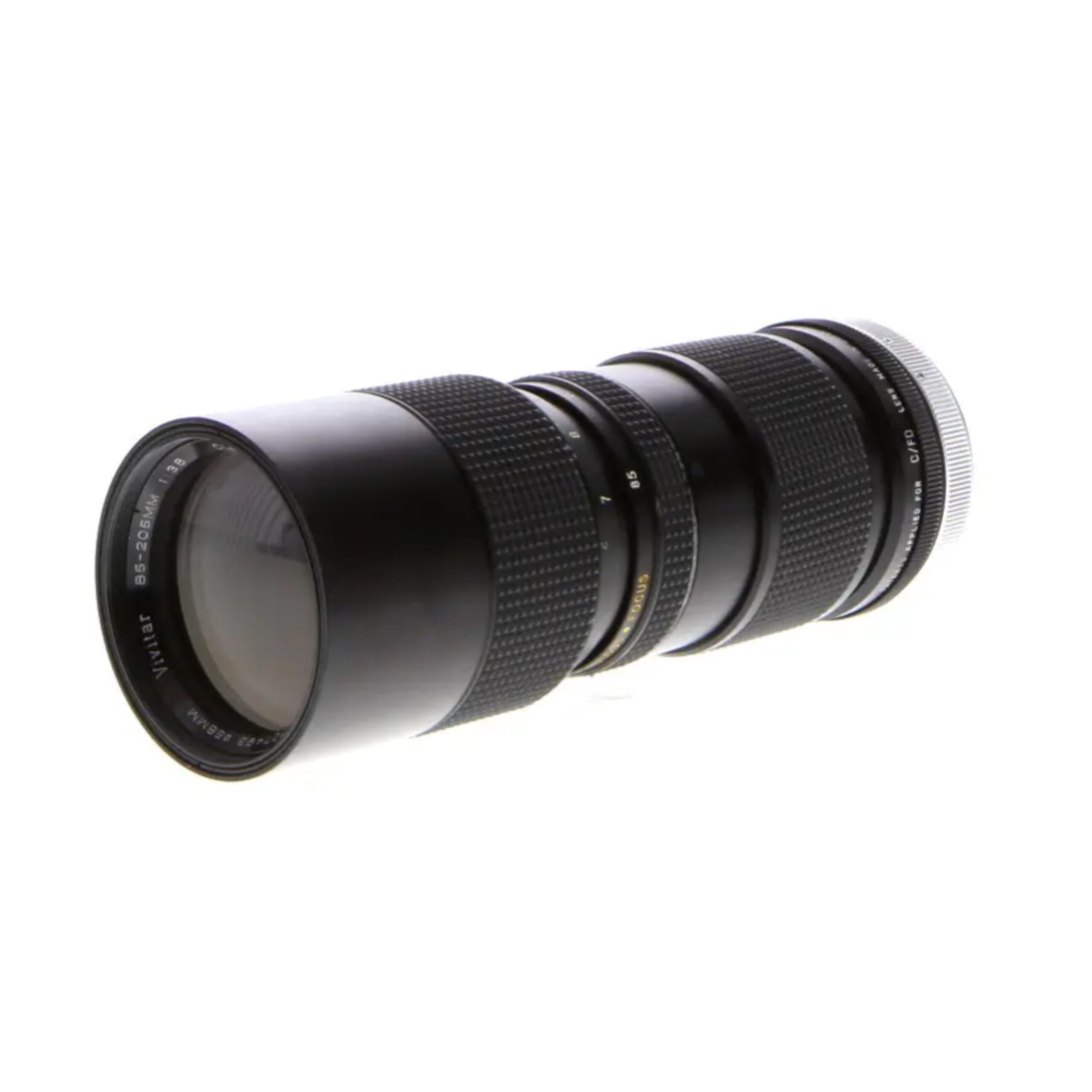 Vivitar 85-205mm f/3.8 2-Touch Breech Lock Lens for Canon FD-Mount (AS-IS)
