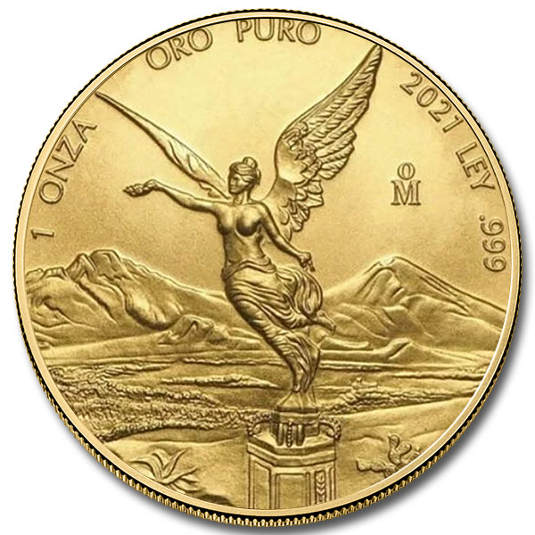 2021 1 Oz Mexican Gold Libertad Coin