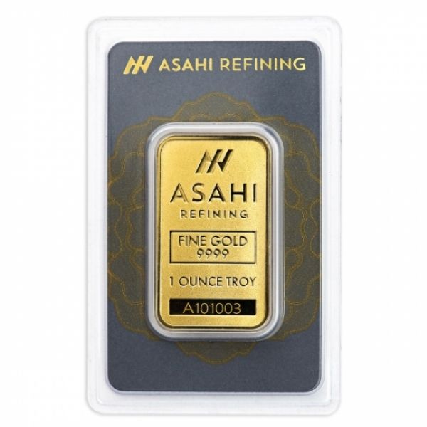 Asahi 1 oz Gold Bar (New in Assay)