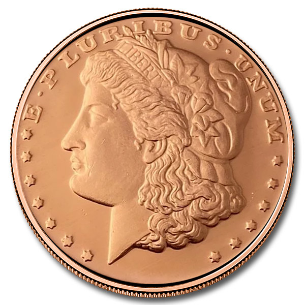 Morgan Dollar 1 oz Copper Round (New)