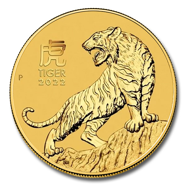2022 1/2 oz Australian Gold Lunar Tiger