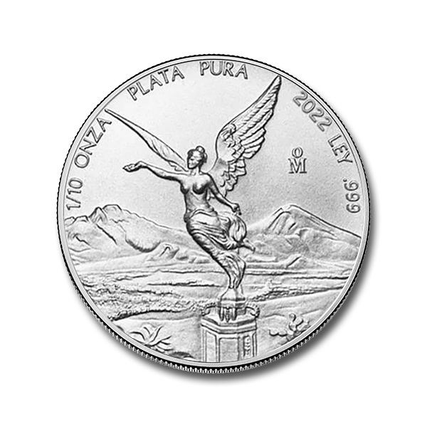 2022 1/10 oz Mexican Silver Libertad Coin