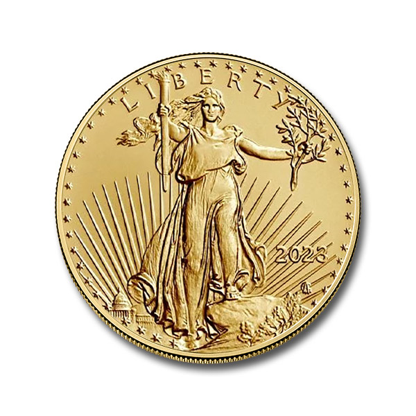 2023 1/10 oz American Gold Eagle Coin (BU)