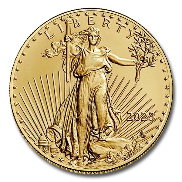 2023 1/2 oz American Gold Eagle Coin (BU)