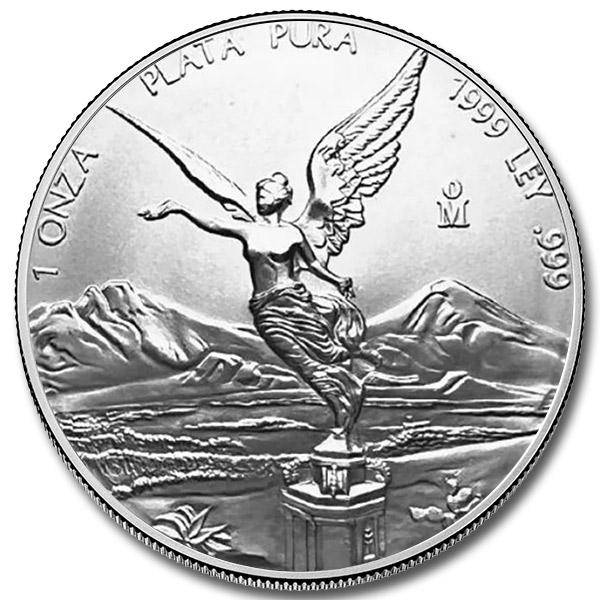 1999 1 oz Mexican Silver Libertad Coin