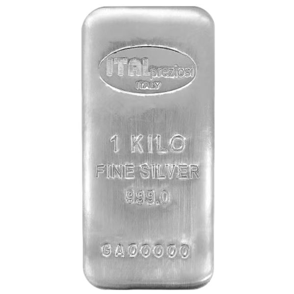 Italpreziosi 1 Kilo Silver Bar (New)