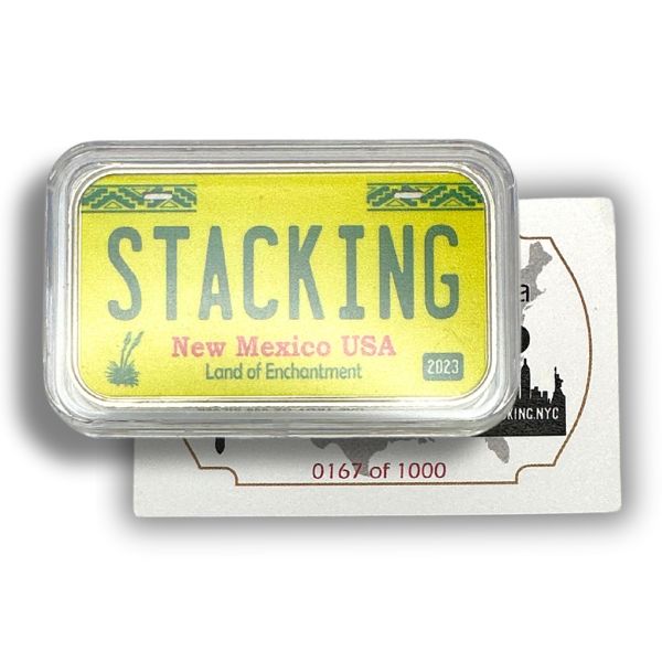 New Mexico Stacking Across America 1 oz Silver Bar