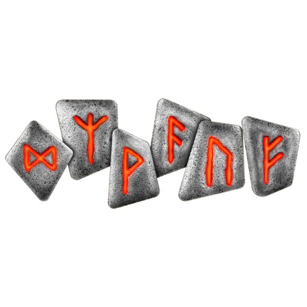 Germania Mint 1 oz Rune Silver Bar – 6 Piece Set