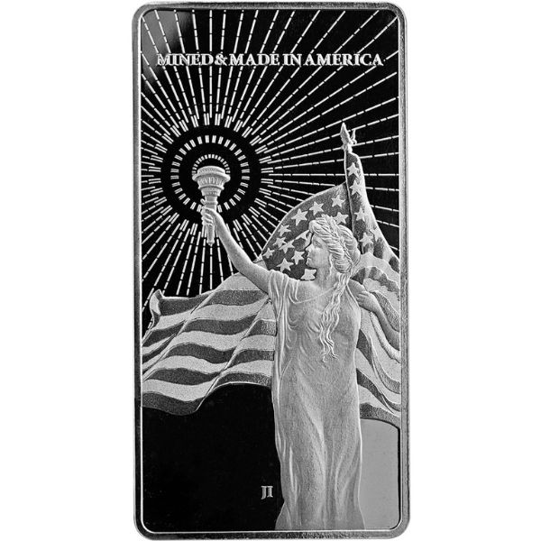Asahi Columbia Goddess 10 oz Silver Bar (New)