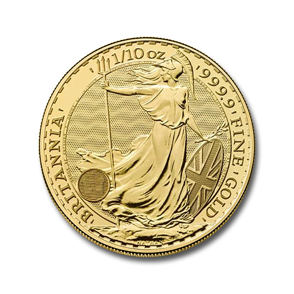 1/10 oz British Gold Britannia Coin (BU)