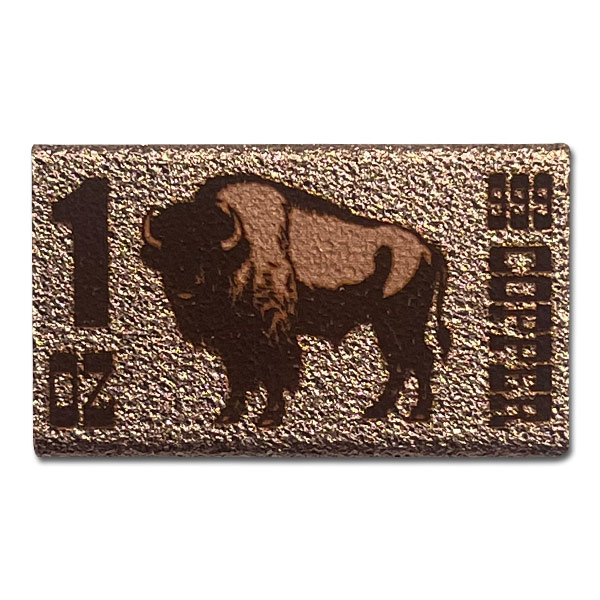 Buffalo 1 oz Copper Bar (New)