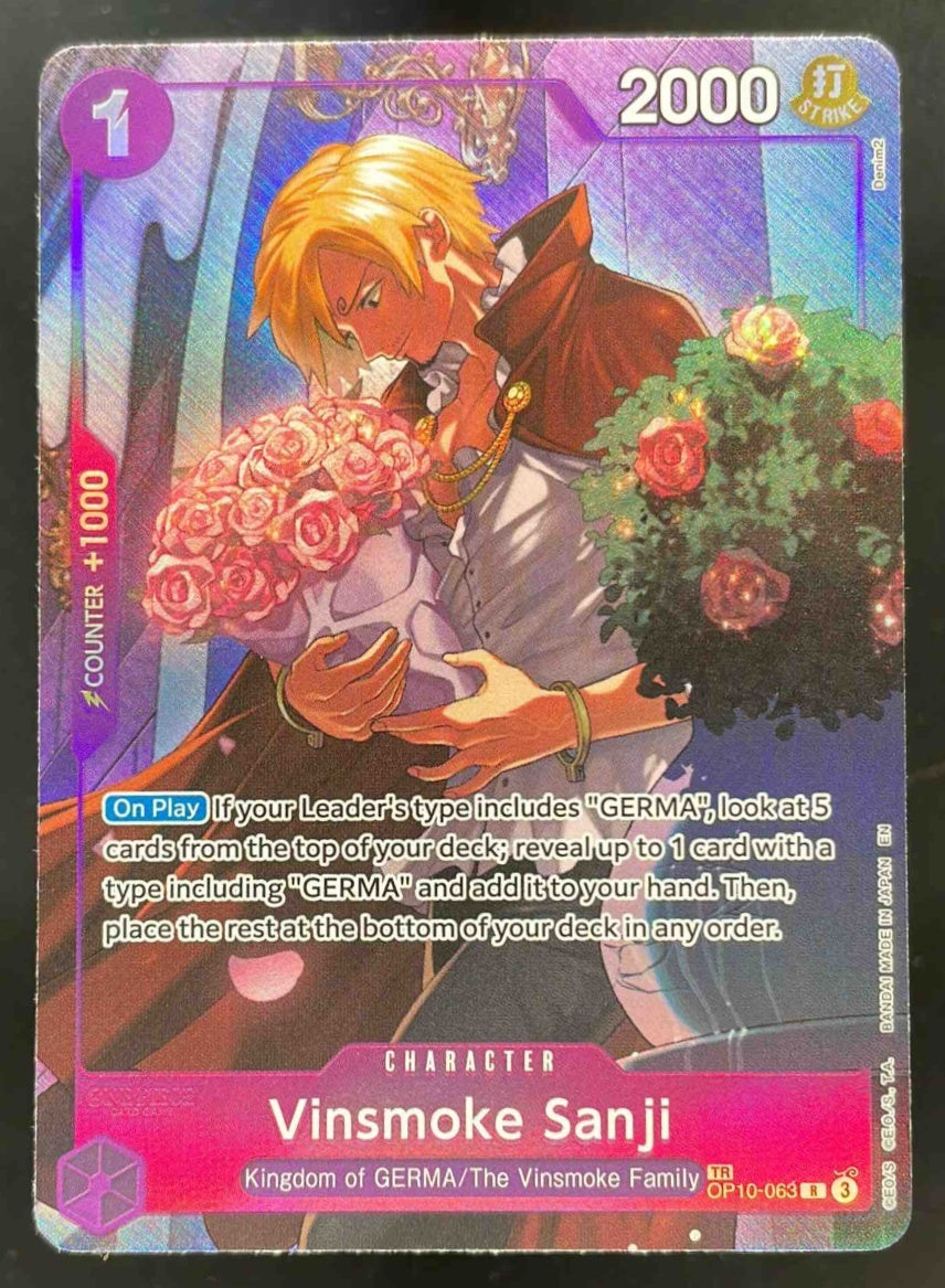 2025 One Piece Legacy of the Master Treasure Rare #OP10-063 Vinsmoke Sanji