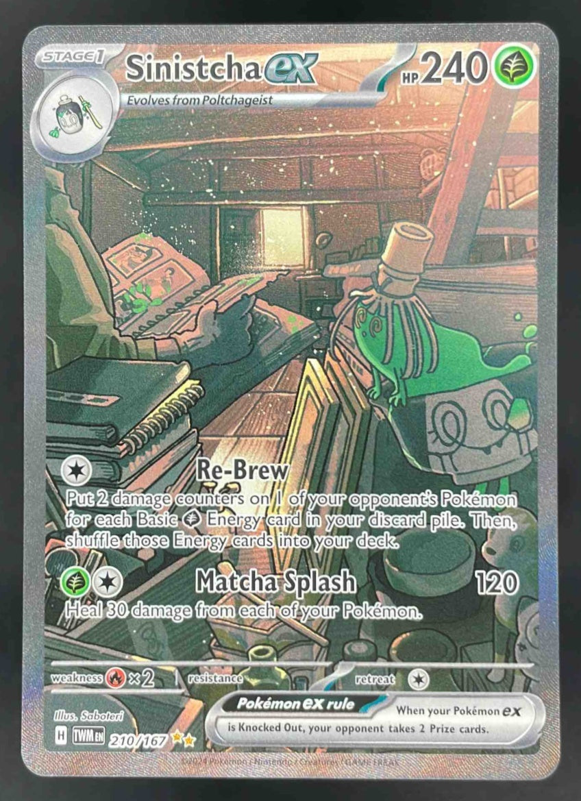 2024 Pokemon Twilight Masquerade #210/167 Sinistcha ex