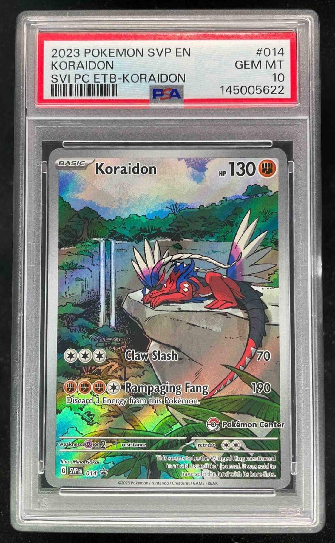 2023 Pokemon SV Black Star Promos - SVP EN Promos #014 Koraidon PSA 10