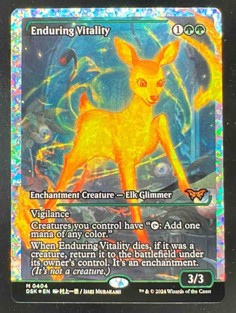 2024 Magic The Gathering Duskmourn: House of Horror Foil #0404 Enduring Vitality