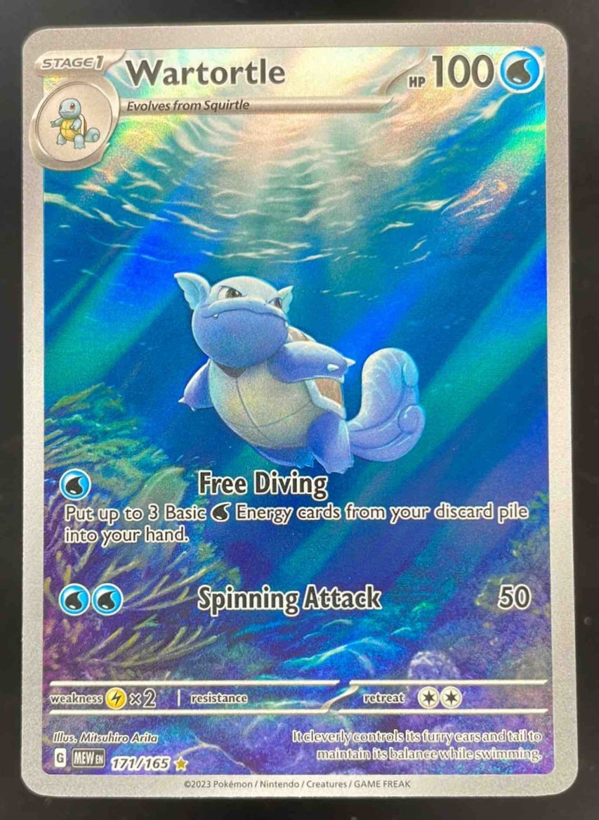 2023 Pokemon SV 151 #171/165 Wartortle