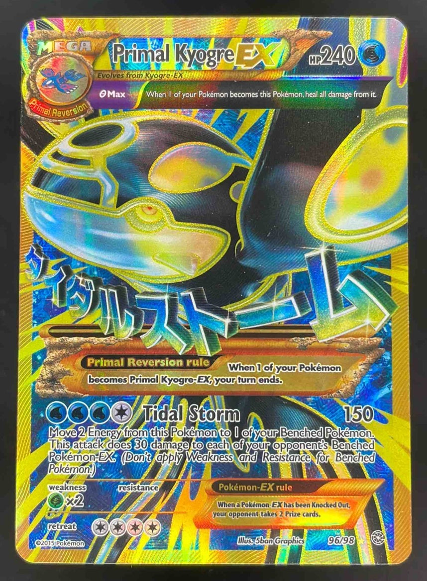 2015 Pokemon XY Ancient Origins #96/98 Primal Kyogre