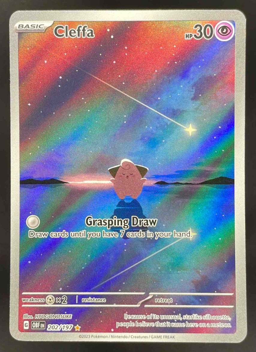 2023 Pokemon SV Obsidian Flames - OBF EN #202/197 Cleffa