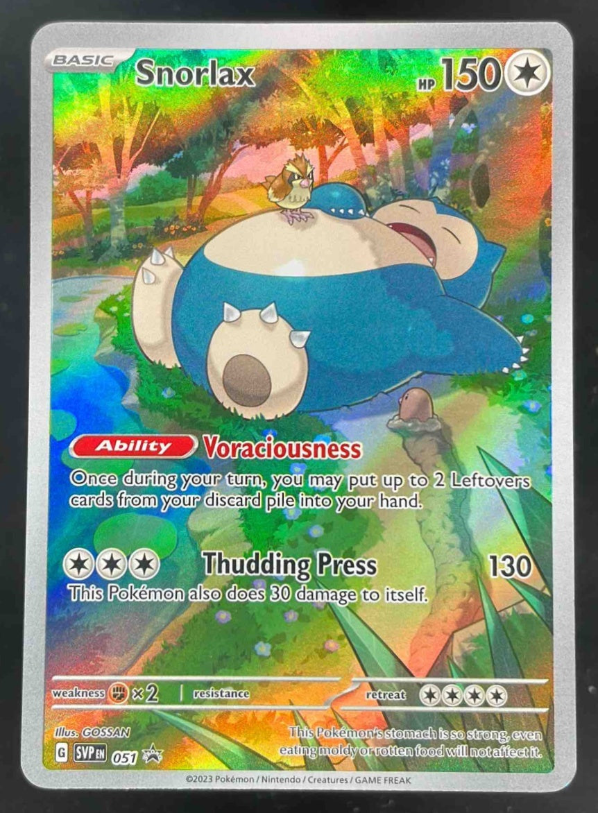 2023 Pokemon SV Black Star Promos Promos #051 Snorlax