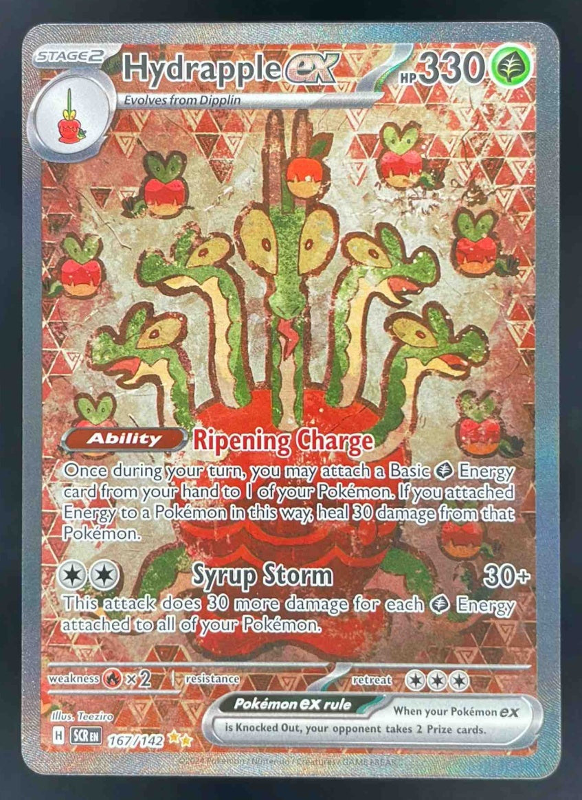 2024 Pokemon Stellar Crown #167/142 Hydrapple ex