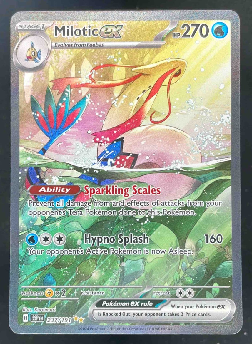 2024 Pokemon Surging Sparks #237/191 Milotic Ex