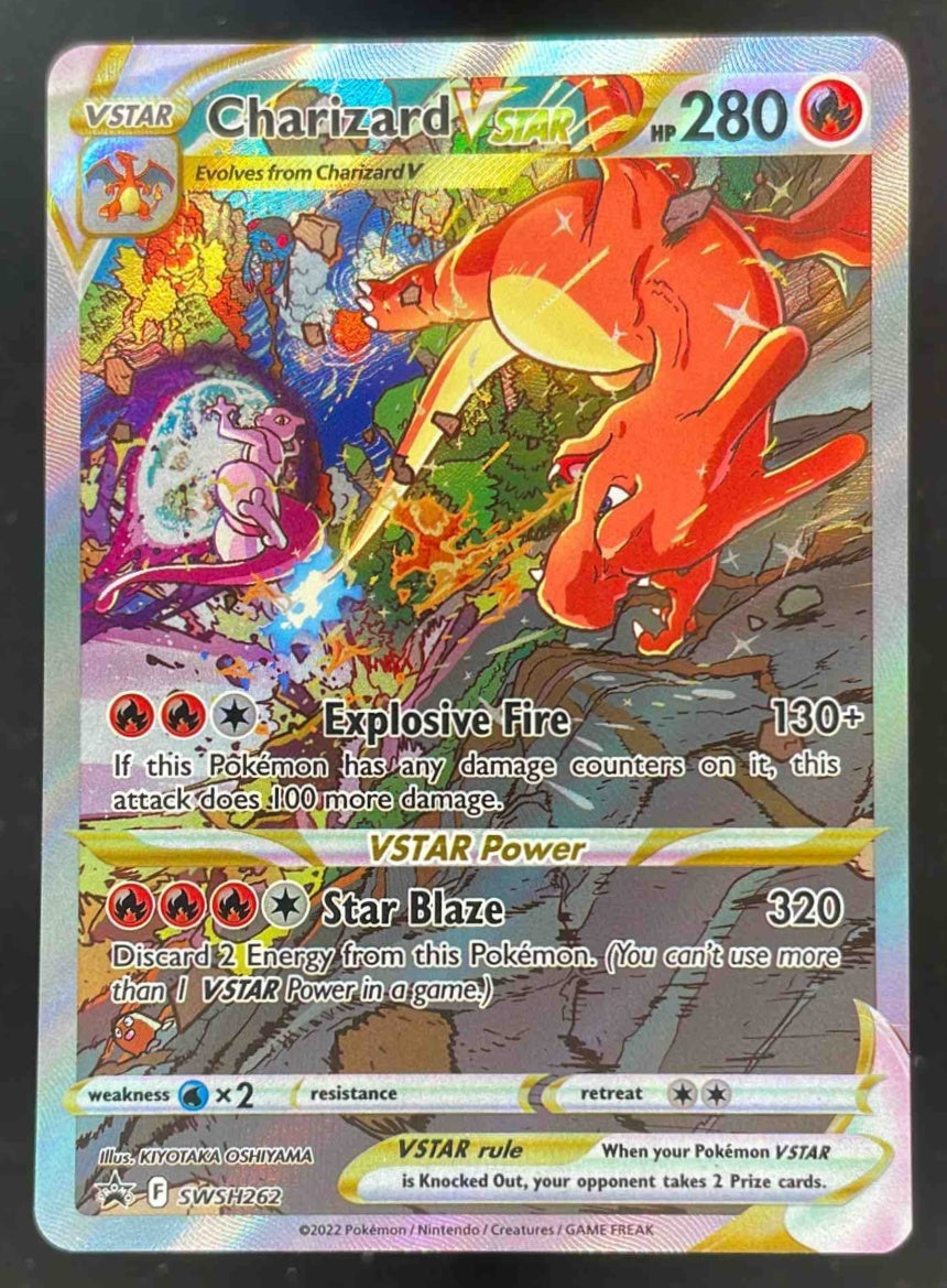 2022 Pokemon Sword & Shield Black Star Promos #SWSH262 Charizard VST