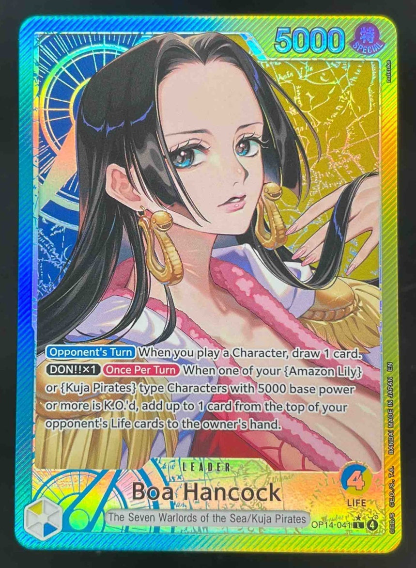 Boa Hancock - OP14-041 Alternate Art - The Azure Sea's Seven OP14