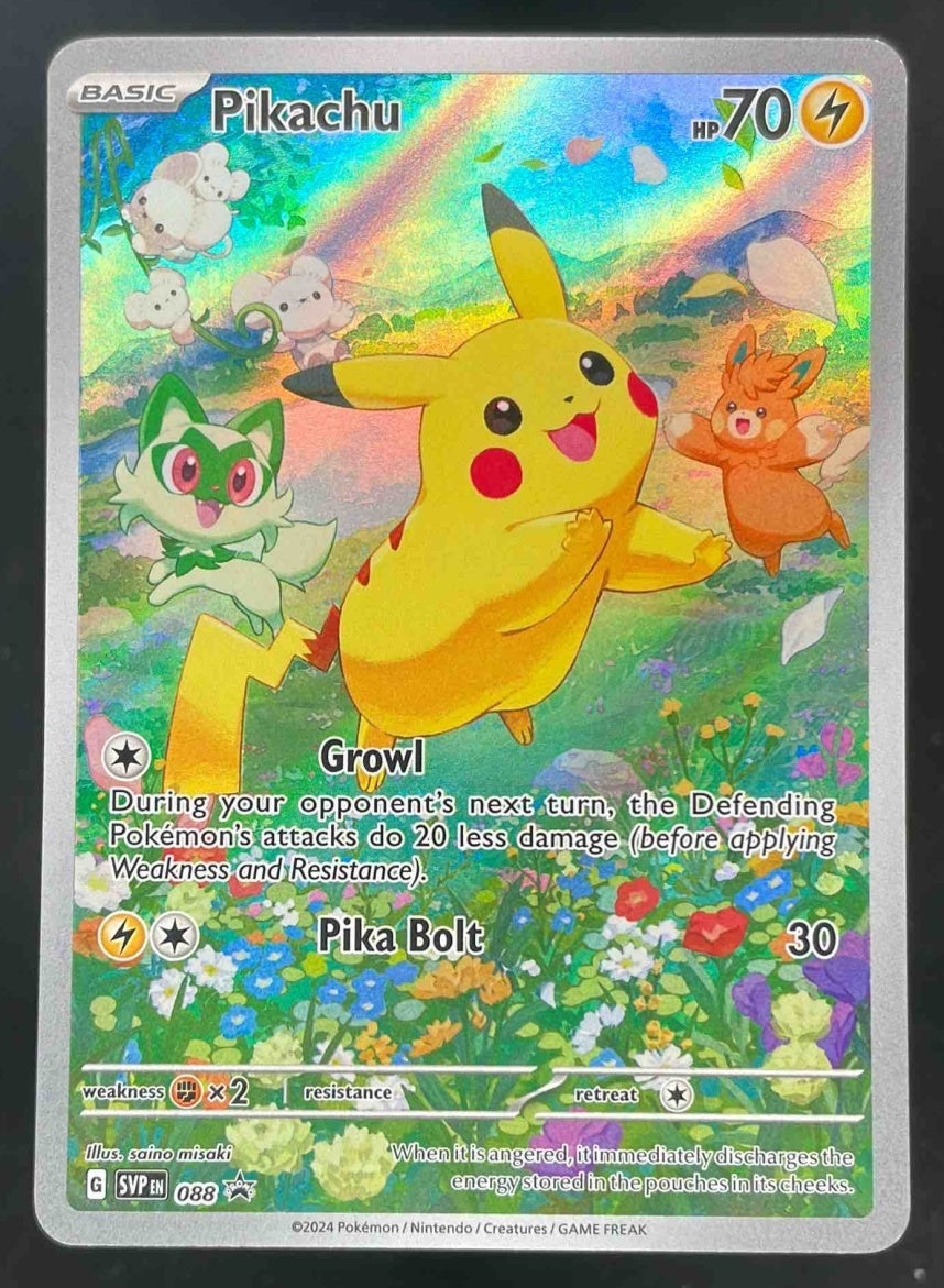 2024 Pokemon SV Black Star Promos Promos #088 Pikachu